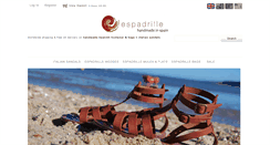 Desktop Screenshot of espadrille.co.uk